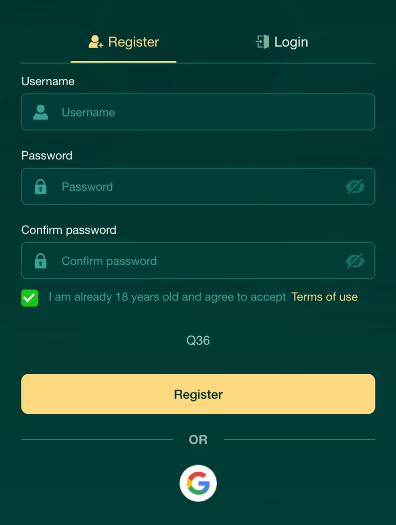 PAGTAYA Register